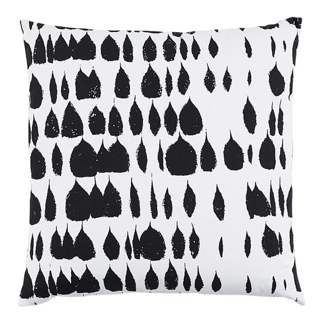 Schumacher Queen of Spain 24" Pillow in Black For Sale