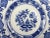 Set of 6 Vintage Laveno Blue Onion Plates, Sci Italy Earthenware (21cm) For Sale - Image 13 of 18