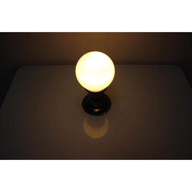 1930s Art Deco Czechoslovakian Table Lamp, 1930s For Sale - Image 5 of 11