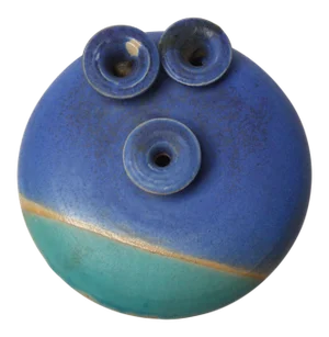 Vintage American Round 'Disk' Three-Candle Holder