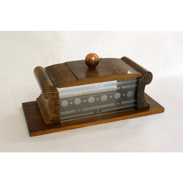 Large Art Deco Modernist Biscuit Tin, 1930s For Sale - Image 12 of 12