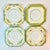 Victorian 1950s Vintage Boho Chic Japanese Eclectic Victorian China Luncheon Plates - Set of 4, Meito China For Sale - Image 3 of 11