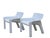Set of Italian White Vicario Chairs by Vico Magistretti for Artemide, 1970s For Sale - Image 6 of 8