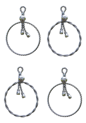 Rope and Tassel Towel Ring from Maison Baguès, 1970s