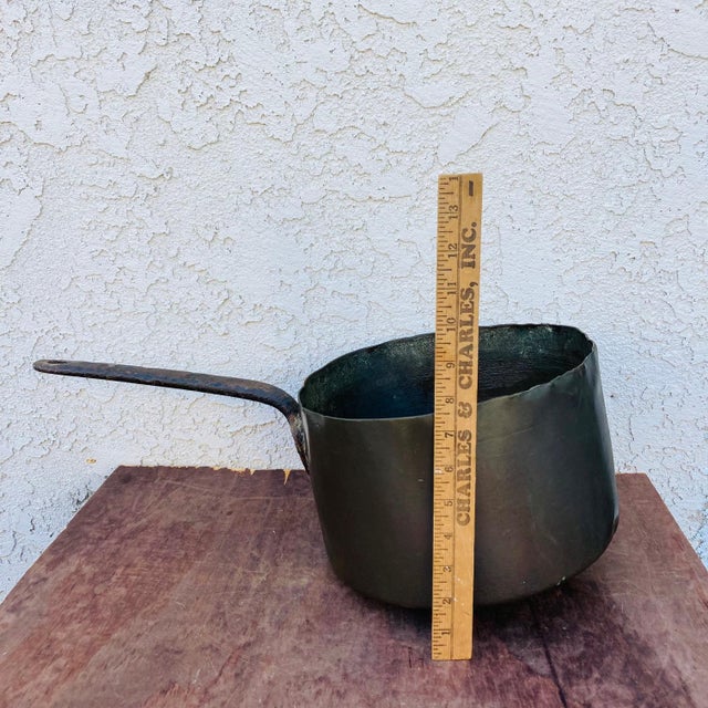 Mid 19th Century Large Copper Saucepan For Sale - Image 12 of 12