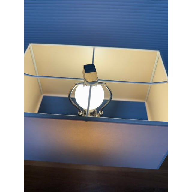 Contemporary Contemporary Ring Form Table Lamps, Pair For Sale - Image 3 of 12