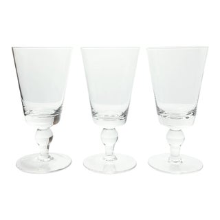 Waterford (Marquis) “Vintage Garden” Set of 3 Water or Wine Glasses For Sale