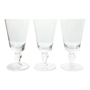 Waterford (Marquis) “Vintage Garden” Set of 3 Water or Wine Glasses