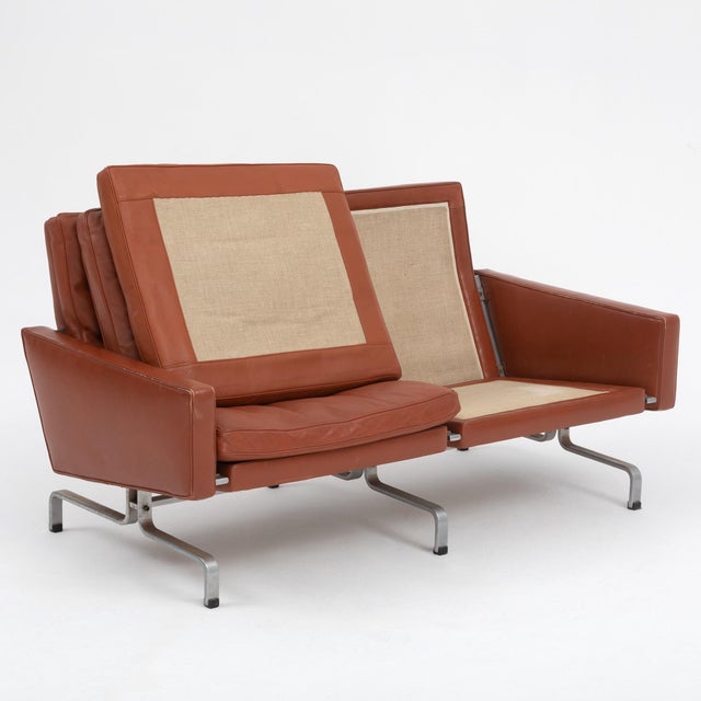 Poul Kjærholm Pk31 Leather Lounge Set for Fritz Hansen, Denmark, 1988 - Set of 4 For Sale - Image 17 of 18