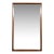 Elegant Restored Original Mid Century Modern Walnut Wall Mirror Mainline by Hooker For Sale