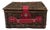 Vintage Picnic Basket Storage Box With Tab Lock For Sale