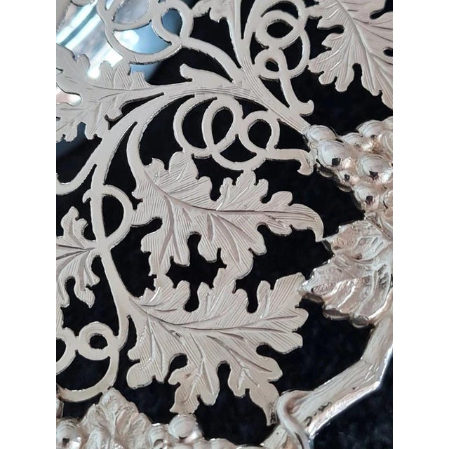 Mid-Century Sterling Silver Cake Stand from Frank Cobb & Co, Sheffield, 1974 For Sale - Image 6 of 13