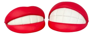 Pop Art Flabb Lips Lamps from Ikea, Sweden, 2003, Set of 2