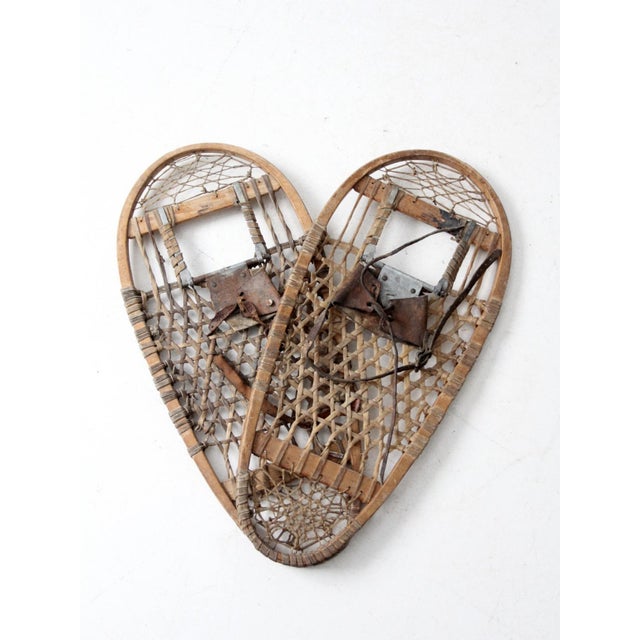 Vintage World War II Usa Military Snowshoes by the Groswold Ski Co. 1945 For Sale - Image 12 of 16