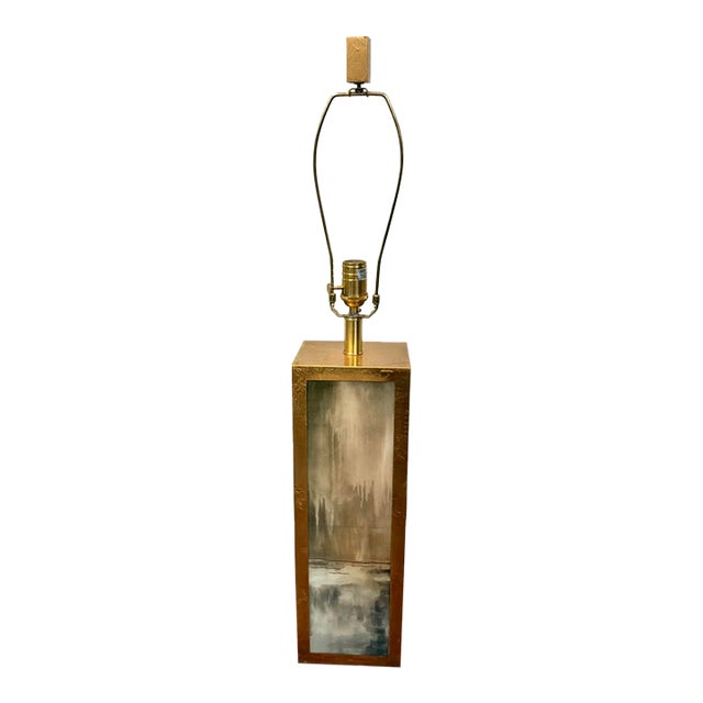 Jamie Young Gold Cloudscape Lamp For Sale