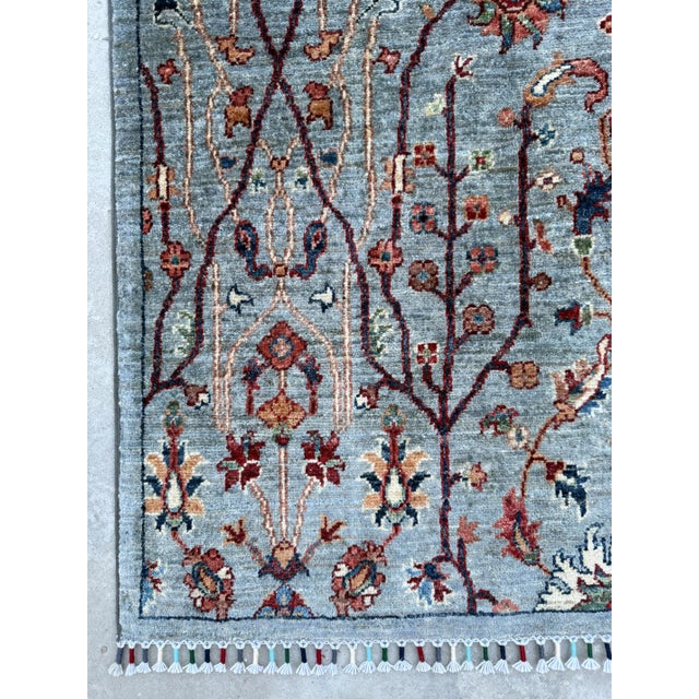 2000 - 2009 Contemporary Bidjar Tree of Life Hand-Knotted Wool Rug For Sale - Image 5 of 12