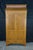 Antique American Victorian Slant Front Cabinet Bookcase Linen Press Wardrobe 75" For Sale - Image 4 of 13