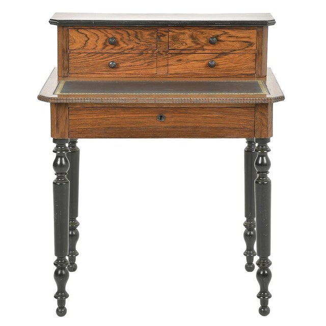 Brown Louis Philippe Bonheur du Jour Secretaire For Sale - Image 8 of 8