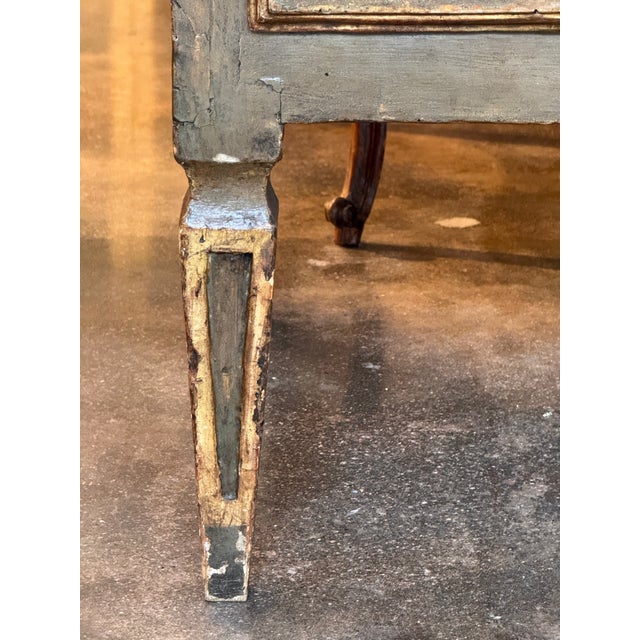 18th Century Italian Neoclassical Painted Chest For Sale - Image 12 of 13