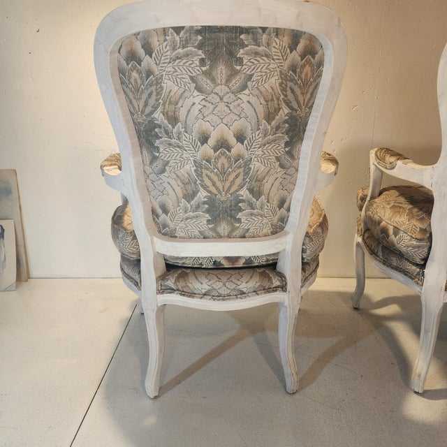 1960s Pair of Louis XV Armchairs For Sale In Denver - Image 6 of 18