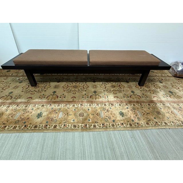 Contemporary Christian Liaigre for Holly Hunt Cordovan Bench For Sale - Image 3 of 12