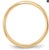 14 Karat Yellow Gold Half Round Classic Wedding Band Solid Ring For Sale - Image 13 of 18