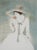 Bernard Charoy (1931-2024) Charlotte with a Rose Original color lithograph Signed in pencil Marked as Artist's Proof (EA)...