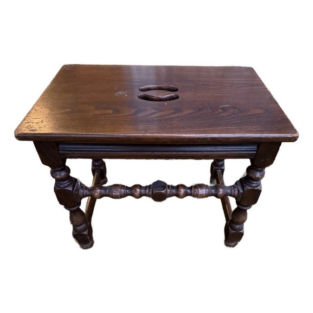 Late 19th Century Rustic Farmhouse Milking Stool For Sale