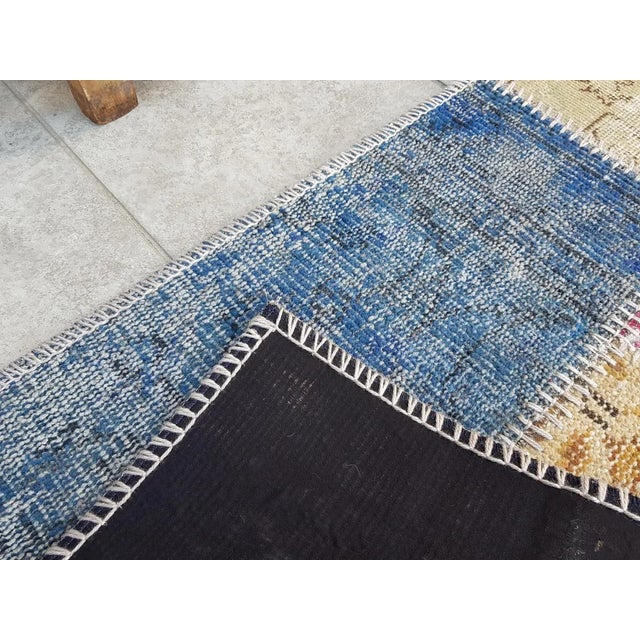 Vintage Wool Hallway Runner For Sale - Image 9 of 10