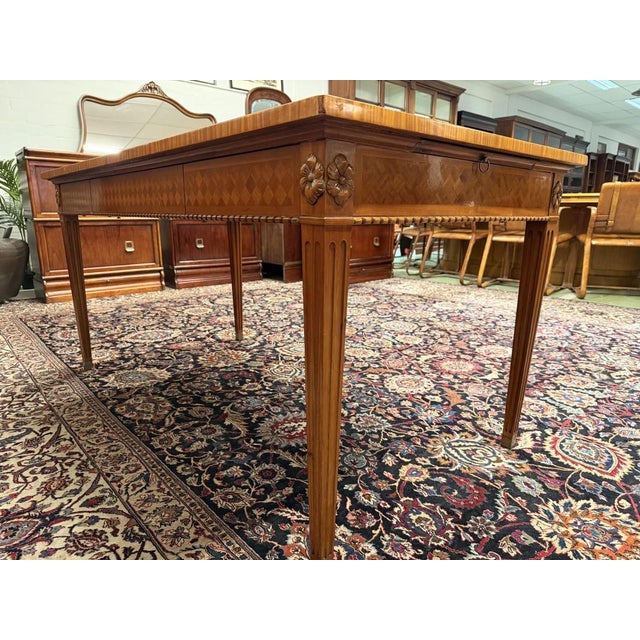 Brown English Writing Desk in Wood For Sale - Image 8 of 18