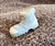 Miniature Hand Carved Marble/Alabster Man’s Work Boot, 1.25” H For Sale - Image 4 of 8
