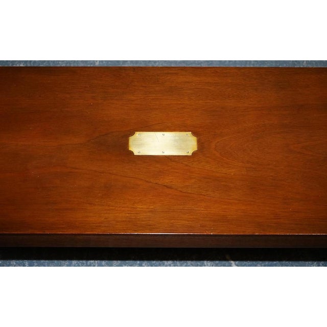 Vintage Military Campaign Coffee Table from R.E.H Kennedy For Sale - Image 11 of 17