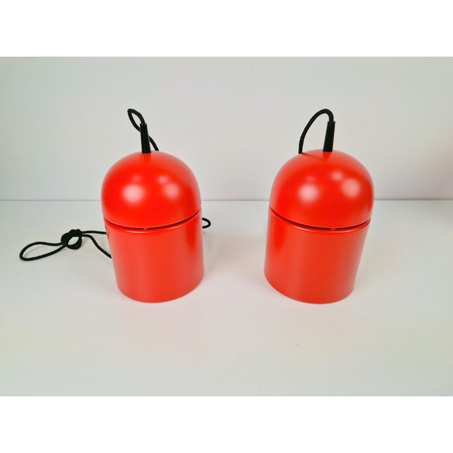 Vintage Uni Pendant Lamps by Vagn Dyring for Nordisk Solar, 1970s, Set of 3 For Sale - Image 11 of 14