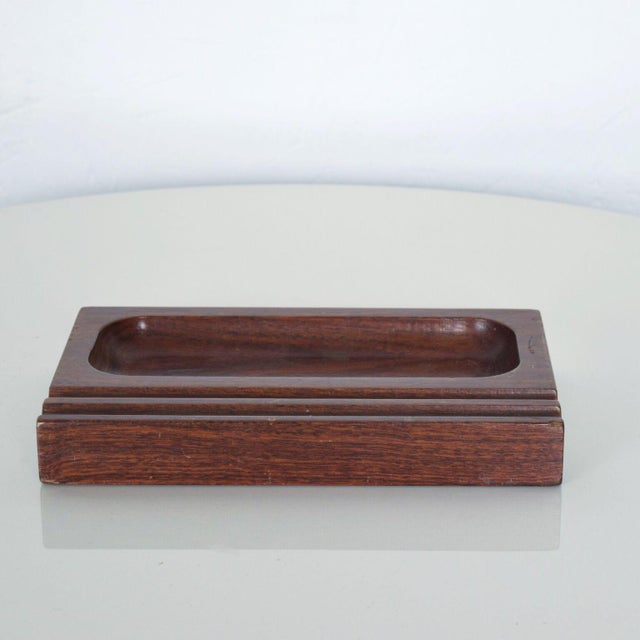 Don S Shoemaker Cocobolo Coin Pen Holder Desk Organizer Tray 1960s Chairish