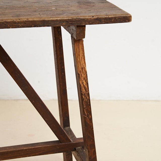 Wooden Table in Original Patina For Sale - Image 6 of 7