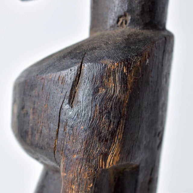 Early 20th Century Dogon Standing Male Figure with Beard Mali For Sale - Image 11 of 16