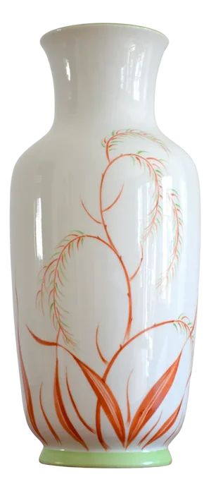 Art Nouveau Porcelain Vase from Heubach, 1920s