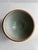 English Terra Cotta Color Pottery Bowl With Blue Glazed Lining. For Sale - Image 3 of 9
