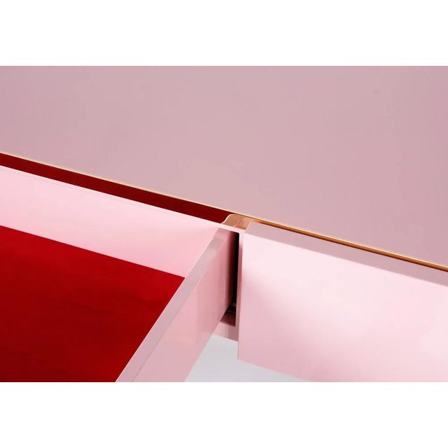 Not Yet Made - Made To Order Blue and Brass Rockconsole by Royal Stranger For Sale - Image 5 of 7