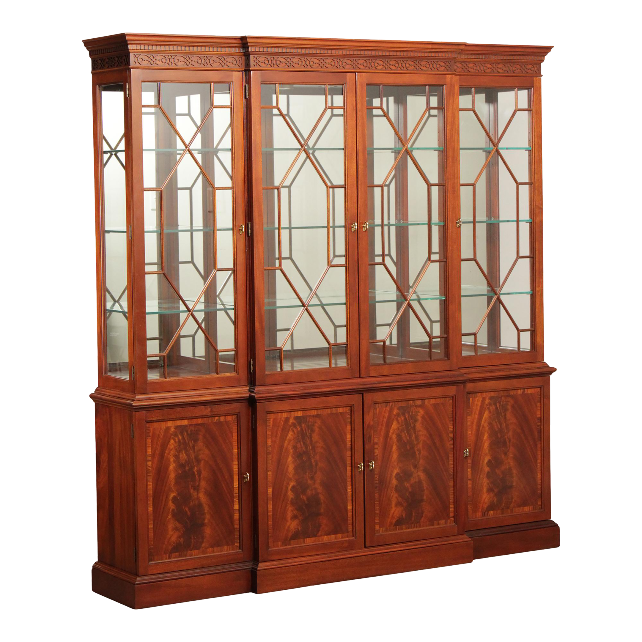 チャイナヴィンテージ家具 SOLD - ETHAN ALLEN 18th Century Chippendale Inlaid Mahogany