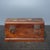 Art Deco 1980s Hardwood Jewelry Casket, Mother‑of‑Pearl Inlaid Fortune Character & Children Motif Storage Box With Lock Hardware For Sale - Image 3 of 8
