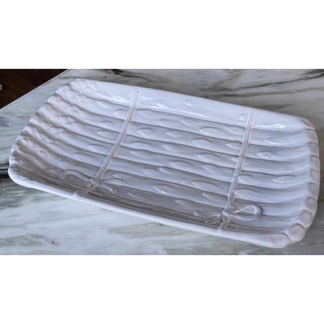 Estate J F Olfaire Asparagus Plate - Made in Portugal For Sale - Image 9 of 11