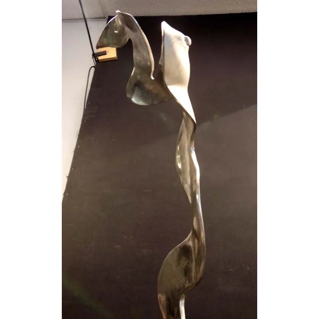 "Landmarks" by David Parvin Limited Edition Bronze sculpture Hand signed by the artist Size: 33"h Base Size: 12" x 12...