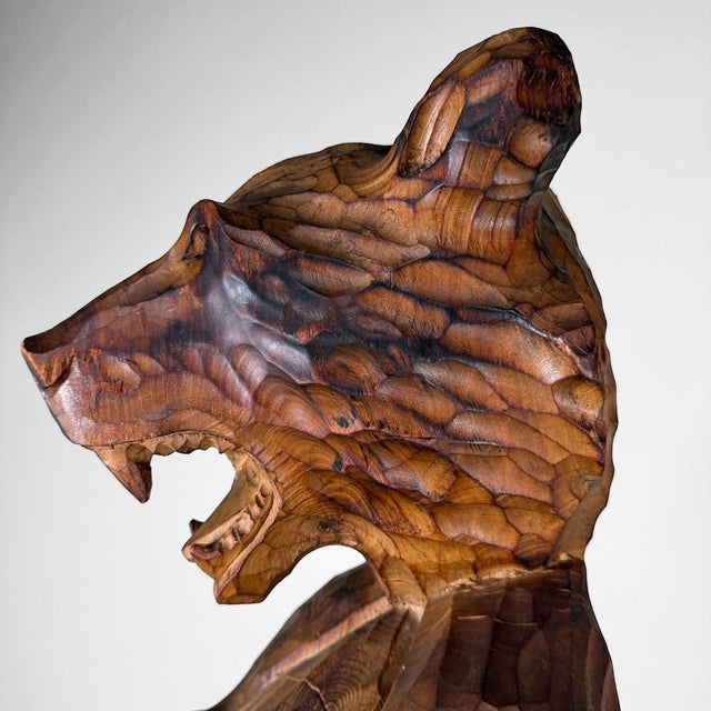 Ainu Totem Sculpture, Hokkaido, Japan, 1960s-1970s For Sale - Image 10 of 18