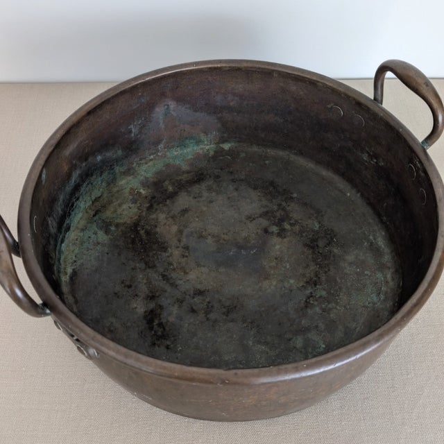 Large 19th C. English Copper Jam Pan For Sale In New York - Image 6 of 7