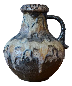 Brutalist Ceramic Vase from Scheurich, 1970s