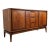 1960s Slick Restored Mid Century Modern Credenza Walnut United Furniture, Attributed For Sale