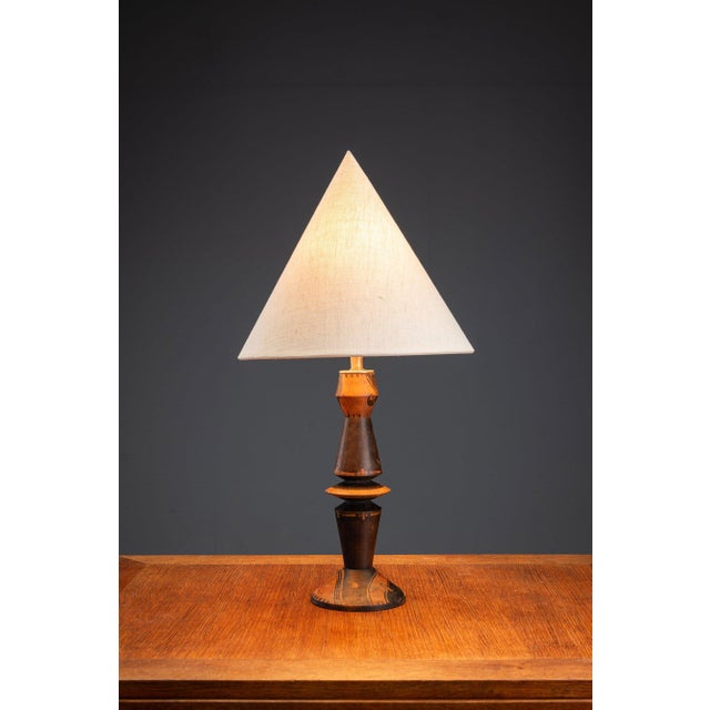 1920s H. Steinplatz Amsterdam School Table Lamp dimensions (cm): h60 x w31 x d31 cm I have official proof of authenticity...