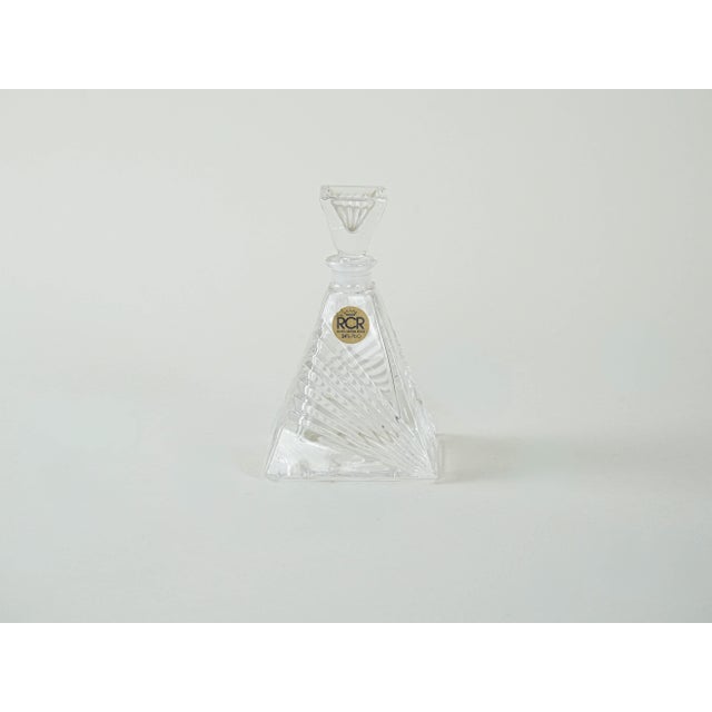 Mid-Century Modern Vintage Italian Glass Carafe from RCR Cristalleria Italiana, 1970s For Sale - Image 3 of 8