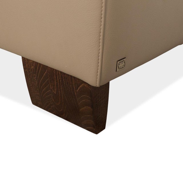 Animal Skin Leather Corner Sofa from Musterring For Sale - Image 7 of 11